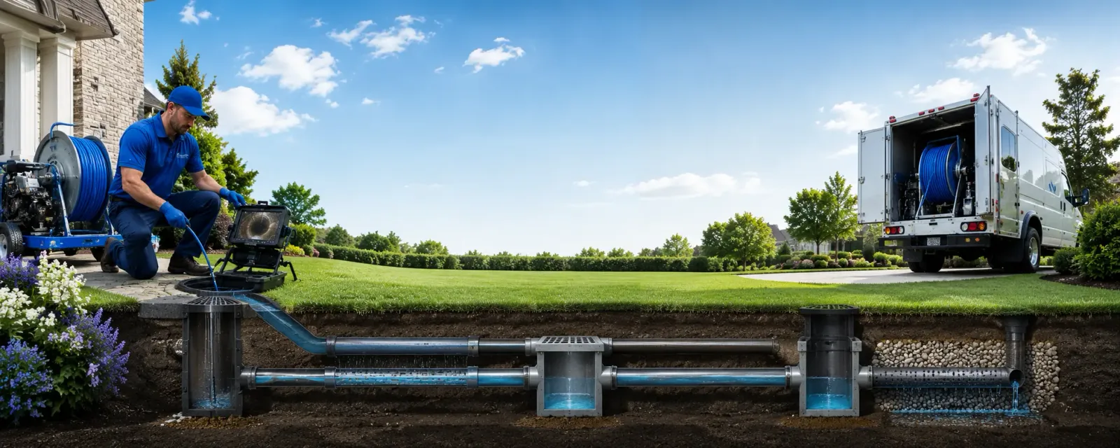 Outdoor drain cleaning information for Tennyson, IN